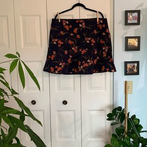 NWT LOFT Floral Skirt